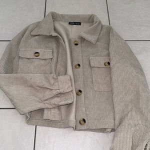 Cream cardigan jacket